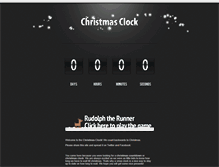 Tablet Screenshot of christmas-clock.com